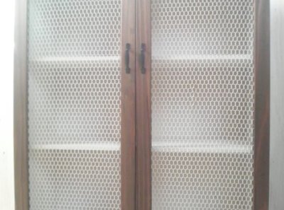 画像3: ナチュラルテイスト　キャビネット　観音開きタイプ　扉付　収納棚