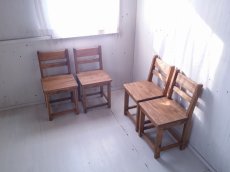 画像3: 無垢ヒノキで造る　チェア　椅子　イス　【オスモオーク】　セミオーダー品 (3)
