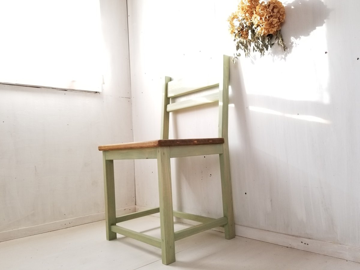 画像3: 無垢ヒノキで造る　チェア　椅子　イス　h950 w550 d470　【オスモオーク×みんと】　セミオーダー品 (3)