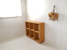 画像1: 無垢杉で造る　マスキャビネット　オープンタイプ h700 w884 d230【きつね色】セミオーダー品 (1)