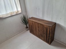 画像3: 無垢材で造る　ラック　カップボード　【セパレートタイプ　下段用】 h700 w1000 d267【ステインオーク】セミオーダー品 (3)
